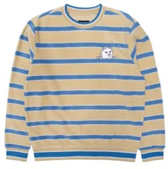 Ripndip Ripndip Peeking Nermal Brushed Fleece Natural/Blue XL トレーナー 送料無料