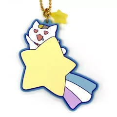 【中古】雑貨 ニャンコ先生/流れ星 お星さまつきラバーチャーム 「一番くじ 夏目友人帳 ～ニャンコ先生と星景色～」 G賞