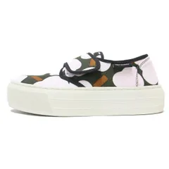 marimekko マリメッコ 靴 シューズ スニーカー ブラック ピンク ブラウン 厚底 ベルクロ キャンバス ウニッコ プリント サイズ：23cm 36のサムネイル