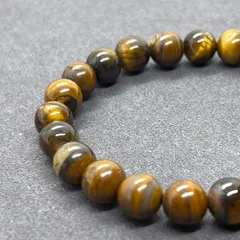 ⬛︎タイガーアイ　ブレスレット　南アフリカ産　約8ミリ