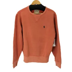 ポロラルフローレン POLO RALPH LAUREN ポニー刺繍 クルーネックスウェット Vガゼット メンズ import：XS 