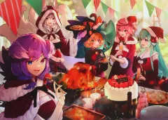 【中古】ポスター 布ポスター クリスマスグッズ2021 Bver.(フィナーナ竜宮＆セレン龍月＆ロゼミラブロック＆ミリー・パフェ＆狐坂ニナ) 「バーチャルYouTuber にじさんじ NIJISANJI EN」 Step Goods