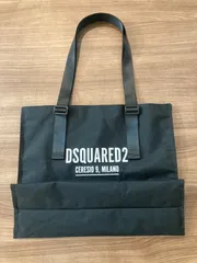 未使用品DSQUARED2 ICON ブラックトートバッグ Dsquared2 ディースクエアード ロゴ トートバッグ - FARFETCH