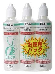 EX-O2 C.L.ケア ハードコンタクト洗浄保存液 128mL×3本 - メルカリ