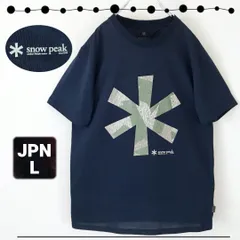 スノーピーク/snow peak★クイックドライTシャツ★レインカモロゴプリント★JPNメンズL  2407J038