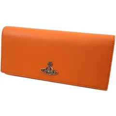 ヴィヴィアンウエストウッド 財布 長財布 レディース オレンジ SAFFIANO ORANGE Vivienne Westwood 51120005-L001N-F401