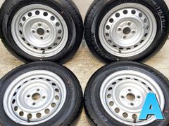 155/80R14 88/86LT 
ダンロップ エナセーブ VAN01 
トヨタ純正 AL 
14x5.0  100-4穴 
中古タイヤ サマータイヤ ホイールセット 4本セット
 s14250620182