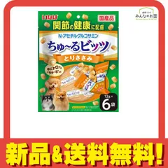 いなば 犬用 ちゅ〜る(ちゅーる)ビッツ 関節の健康に配慮 とりささみ 12g× 6袋入