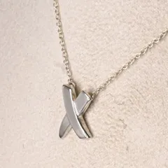 【研磨済】TIFFANY&Co. キス ネックレス 42cm パロマピカソ ティファニー SV925 シルバー ペンダント