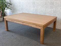 無印良品 座卓 ローテーブル オーク材 無垢 サンダ仕上げ済み 無塗装