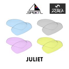 オークリー サングラス 交換レンズ ジュリエット スペクトル ミラーなし JULIET OAKLEY ZERO TECH BASE製 互換レンズ