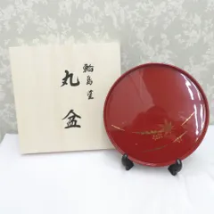 石川県能登【輪島塗沈金彫】四季の花模様お盆(絵柄⑦)懐石膳