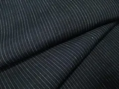 平和屋着物▽男性　結城紬　単衣　雨縞　正絹　逸品　CAAS0670vp