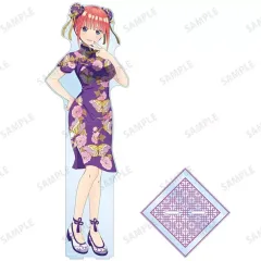【中古】アクリルスタンド・アクリルパネル 中野二乃 描き下ろし チャイナドレスver. 特大アクリルスタンド 「五等分の花嫁∽ アニメイトフェア」