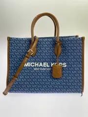 【現状渡し品】Michael Kors マイケルコース デニムキャンバス 2WAY BAG トートバッグ カバン 【180-250520-AS-32-min】