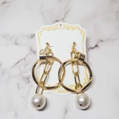 【UNICORN】Chain & Square イヤリング ピアス