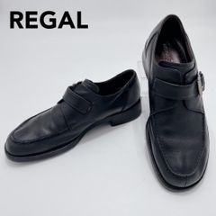 REGAL シングルモンク シボ加工 ブラック 2321 24cm - メルカリ