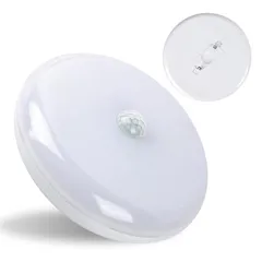 LEDシーリングライト 小型 人感センサーライト 4畳 電球色（12W）100W形相当 1350LM 高輝度 節電 赤外線センサーライト 明暗センサー トイレ 照明器具 天井 玄関 階段 廊下 屋内 0