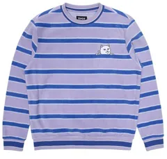 Ripndip Peeking Nermal Brushed Fleece Crewneck Lavender M トレーナー 送料無料