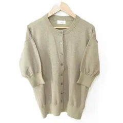 未使用品 IENA イエナ 25ss LEVITAクルーカーディガン ベージュ 追加3》LEVITAクルーカーディガン（カーディガン）｜IENA