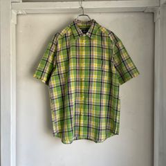 90s STUSSY CHECK S/S SHIRTS  VS-AI1129-002