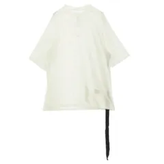Rick Owens リックオウエンス DU01C6274-RN DRKSHDW ダークシャドウ オーバーサイズ Ｔシャツ 半袖 ホワイト系 M【中古】のサムネイル