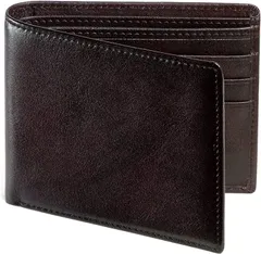 Mandiva(マンディーヴァ) 財布 メンズ 本革 二つ折り ボックス型小銭入れ コンパクト サイフ トップレザー(ブラウン-タイプ02)