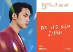 【中古】コレクションカード(男性) 35：SEVENTEEN/MINGYU(ミンギュ)/「SEVENTEEN WORLD TOUR [BE THE SUN] - JAPAN」フォトカード