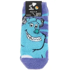 スモ 【送料無料】【ピクサーキャラクター】もっこもこ靴下【ボーダー】【サリー】【モンスターズインク】【ディズニー】【アニメ】【映画】【くつした】【くつ下】【靴下】【ファッション】【レディース】【女性】【雑貨】【グッズ】【かわいい】