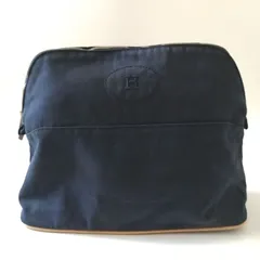 エルメス ボリードポーチMM25コスメポーチ 小物入れ　マルチケース ネイビー HERMES エルメス/ボリードポーチMM25 /テラコッタ /小物 化粧