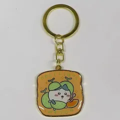 【中古】キーホルダー ハチワレ ダイカットキーホルダー メロン 「ちいかわ なんか小さくてかわいいやつ」 北海道限定