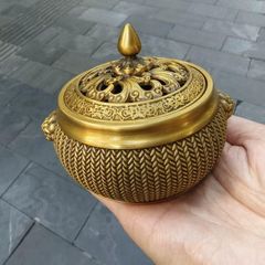 銅製 九尾狐薫香炉 室内薫香炉 茶道具 香道具 装飾品 工芸品 置物 磁器 九尾狐香炉 禅意薫香炉 茶道具 香道具 装飾品 工芸品 置物