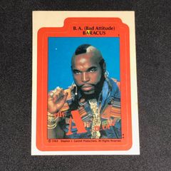 B.A. Baracus / コング 1983 Topps The A-Team ステッカー #1