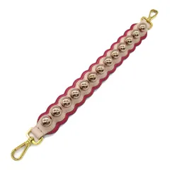 フェンディ FENDI ストラップ ハンドルストラップ ピンク レザー ハンドルストラップ レディース Used Aのサムネイル