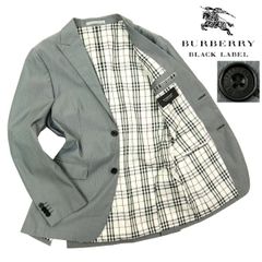 【B1697】【極美品】【ノバチェック】BURBERRY BLACK LABEL バーバリーブラックレーベル テーラードジャケット ブレザー 三陽商会 サイズS