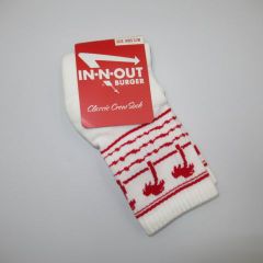 IN-N-OUT BURGER★IN-N-OUT★インアウトアンドバーガー★California★カリフォルニア★socks★ソックス★靴下★red★レッド★パームツリー★KIDS★キッズ★サイズKIDS S/M★