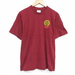 L/古着 半袖 ビンテージ Tシャツ メンズ 00s メキシコ コットン クルーネック エンジ 25aug28 中古