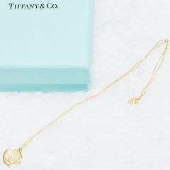 極希少 美品 Tiffany&Co. ティファニー セントクリストファー イエロー ゴールド コイン ネックレス 750 K18 メダル YO99
