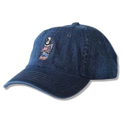 【2025SUMMER】ANIMALIA アニマリア Low Cap - AMA BEAR - (DARK DENIM) デニム ローキャップ