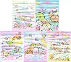 【中古】雑貨 全5種セット オリジナルジッパーバッグ 「すみっコぐらし×ファミリーマート」 対象商品購入特典