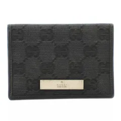 ✨未使用に近い✨　GUCCI パスケース　カードケース　GGライン　キャンバス 楽天市場】GUCCI グッチ GGキャンバス レザー カードケース パス