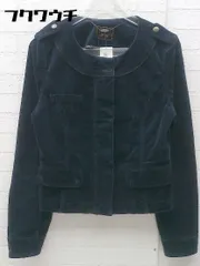 ◇ ef de エフデ ジップアップ 長袖 ノーカラー ジャケット サイズ9 ネイビー レディース 【中古】 【1002800484010】のサムネイル