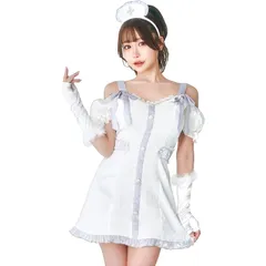 クリアストーン Clearstone コスプレ ハロウィン ナース リュクステラ エクリュナース レディース フリーサイズ ホワイト[luxtella-nurse]