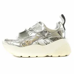 ステラマッカートニー STELLA McCARTNEY エクリプス メタッリク スニーカー シューズ ベルクロ 35 シルバー色 /AN10