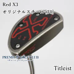 ヘッドカバー付　Scotty Cameron X3 パター 34インチ レッド Scotty Cameron Red X Mallet Putter w/ Headcover 34