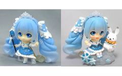 [중고] 트레이딩 피규어 전 2 종 세트 빅 사이즈 피규어 [가샤 폰 복권 하츠네 미쿠 SNOW MIKU 2019 스노우 미쿠 2019 아소토] A상