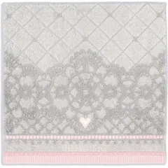 【 新品 未開封 】   タオル美術館 ドーリーレース タオルハンカチ グレー JILLSTUART 未使用 送料無料