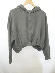 ◇ Θ BEAMS HEART ビームスハート ビンテージライク ジップアップ 長袖 パーカー 表記なし チャコールグレー レディース E  【1411130012198】のサムネイル
