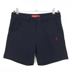 【超美品】ラフアンドスウェル ショートパンツ ネイビー スウェット地 レディース M ゴルフウェア rough＆swell