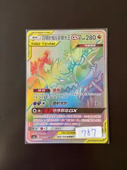 アーゴヨン&アクジキングgx rr psa10 最新ケース PSA10鑑定済〕アーゴヨン＆アクジキングGX(SA)【SR】{102/095}